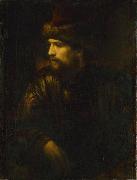 Portrait of a man in a red kolpak. Willem Drost